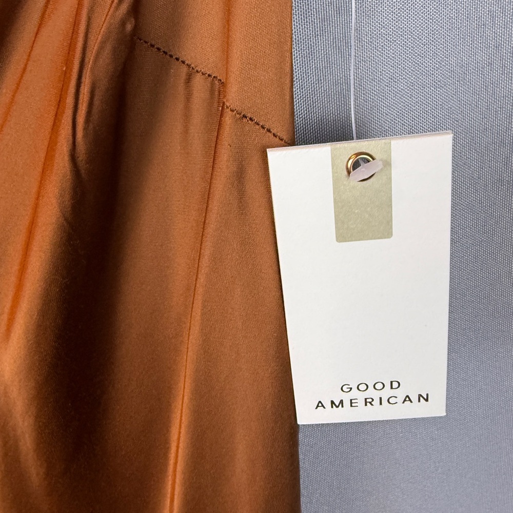 Good American Satin Slip Maxi Dress- Size Small - Picture 7 of 10